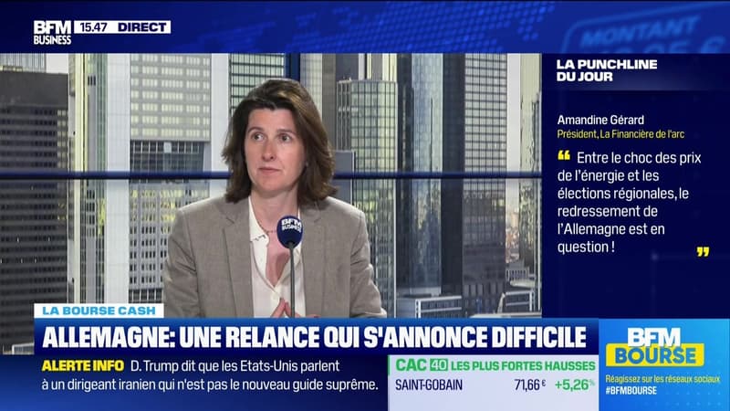 La bourse cash : "Entre le choc des prix de l'énergie et les élections régionales, le redressement de l'Allemagne est en question" - 23/04