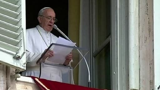 Le Pape François, du balcon du Vatican.