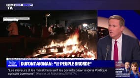 Mobilisation des agriculteurs: "On ne traite les problèmes que quand il y a l'explosion", déplore Nicolas Dupont-Aignan (président de “Debout le France")