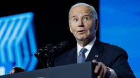 Joe Biden à Washington le 17 janvier 2025