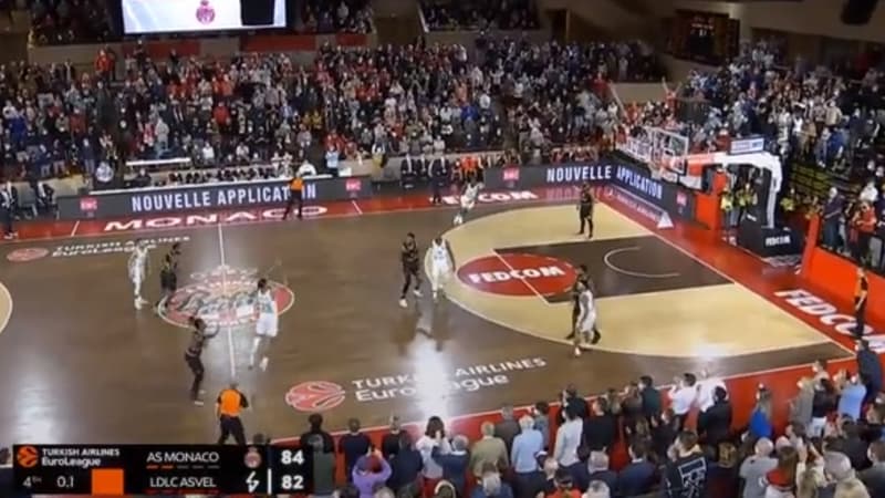 Euroleague: l’Asvel arrache la victoire contre Monaco sur un panier complètement fou du milieu de terrain