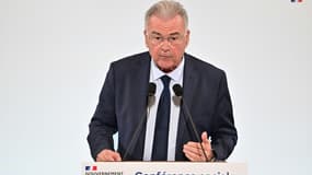 Michel Picon, le président de l'U2P, à Paris, le 16 octobre 2023 (photo d'illustration). 