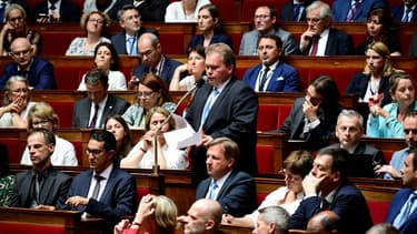 Des députés La République en marche à l'Assemblée nationale.