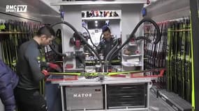 Mondiaux de biathlon - Les secrets du camion de fartage des Bleus