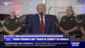 Donald Trump dénonce une "vague de crimes" de Kamala Harris