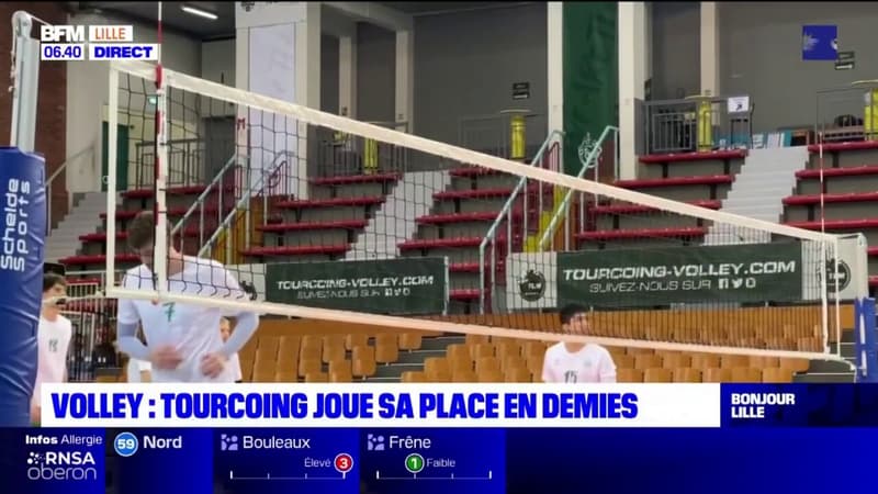 Volley: Tourcoing joue sa place en demies à Chaumont