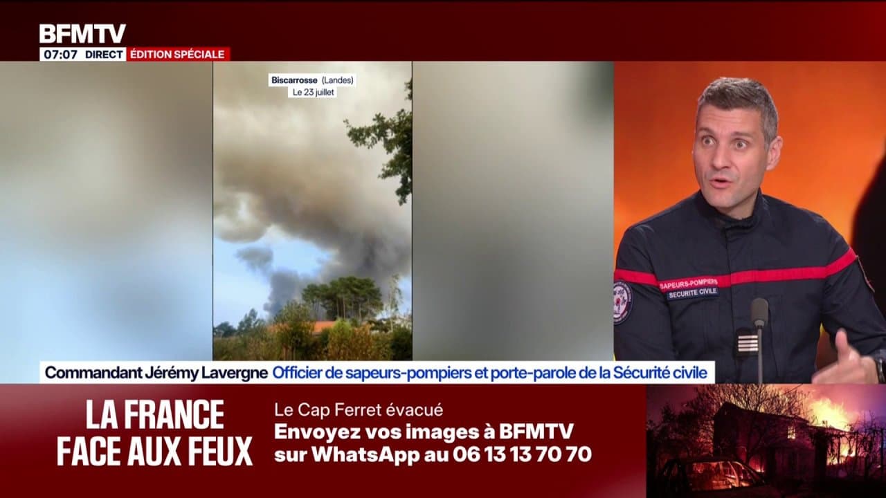 Gironde'da Yangın: Porge'den Tahliye Edilen Taeva, "İkinci Kez Tahliye Edilmemeyi Umuyorum" Diyor