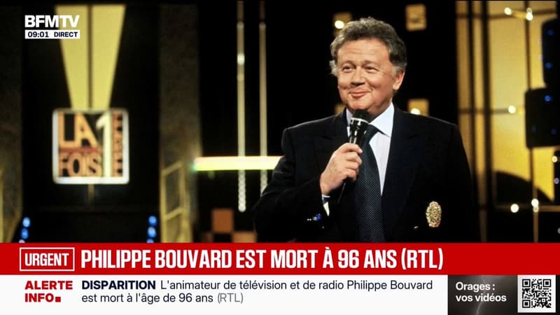 Philippe Bouvard, animateur des "Grosses têtes", est décédé à 96 ans annonce RTL