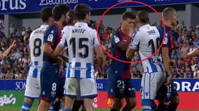 Theo Hernandez gifle un adversaire