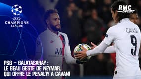 PSG - Galatasaray : Le beau geste de Neymar, qui offre le penalty à Cavani