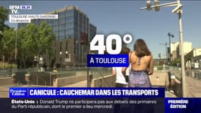 Avec la canicule, la chaleur est étouffante dans certains transports en commun