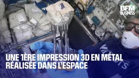  Une première impression 3D en métal réalisée dans l'espace  