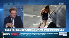 #Magnien: Elle jette des chiots dans une poubelle