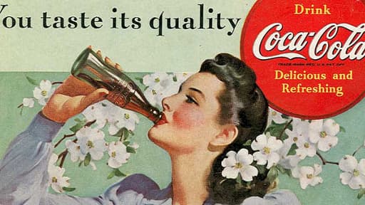 Publicité américaine pour Coca-Cola datant de 1942.