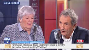 Jacqueline Gourault: "Je suis pour une part de proportionnelle. J'espère que nous pourrons avoir un débat serein au Parlement sur ce sujet."
