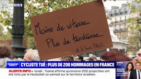 Cycliste tué à Paris: plus de 200 hommages à travers la France