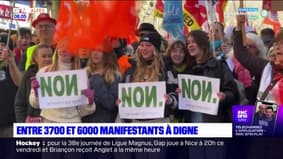 Alpes-de-Haute-Provence: entre 3700 et 6000 manifestants à Digne-les-Bains