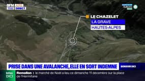 Hautes-Alpes: emportée par une avalanche, elle en sort indemne