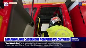 Bouches-du-Rhône: une caserne de pompiers volontaires à Lamanon
