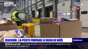 À l'approche de Noël, c'est le rush à la plateforme Colissimo de Douvrin