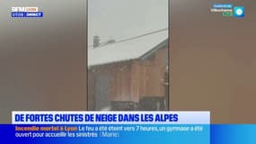 La neige fait son retour dans les Alpes