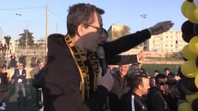 OM : Eyraud apprend "Aux armes" à des enfants