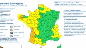 La Charente-Maritime, la Gironde, les Landes, les Pyrénées-Atlantiques ainsi que le Finistère sont maintenus en vigilance orange crues ce lundi.