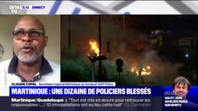 Claude Copel (secrétaire régional Martinique SGP Police) réclame "un soutien opérationnel immédiatement" au ministère de l'Intérieur pour faire face à la violence