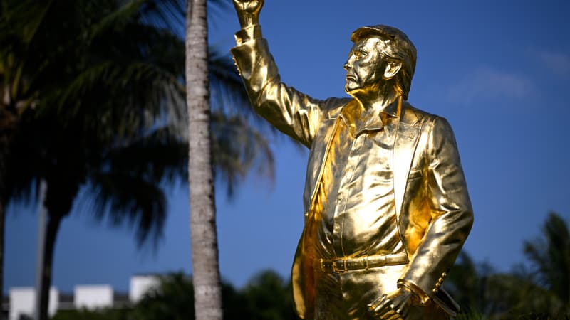 "Un puissant symbole de résilience, de liberté": un pasteur américain se justifie après avoir béni une statue dorée de Donald Trump