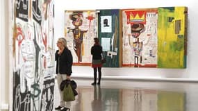 Paris rend hommage à l'un des enfants terribles les plus prolifiques de l'art du XXe siècle, Jean-Michel Basquiat, avec une rétrospective qui s'ouvre ce vendredi au Musée d'art moderne de la ville de Paris. /Photo prise le 14 octobre 2010/REUTERS/Benoit T