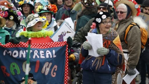 Marche en faveur d'engagements fermes contre le réchauffement climatique le 29 novembre 2015 à Ottawa