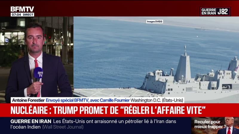 Guerre avec l'Iran: Donald Trump promet de "régler l'affaire" du nucléaire iranien "rapidement"