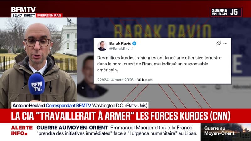 Guerre au Moyen-Orient: la CIA "travaillerait à armer" les forces kurdes pour préparer une offensive, selon des médias américains