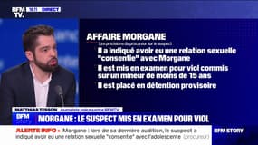 Morgane: le suspect a été mis en examen et écroué pour "viol" et "soustraction de mineure"