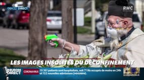 EN VIDÉO - Equipé d'un pistolet à eau, ce prêtre bénit les fidèles dans leur voiture