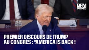  Premier discours de Trump au Congrès : "America is back ! 