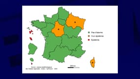 La carte épidémique dévoilée par Santé Publique France ce 2 février. 