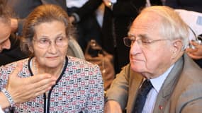 Simone Veil et son mari Antoine (à droite sur la photo) le 9 octobre 2012.