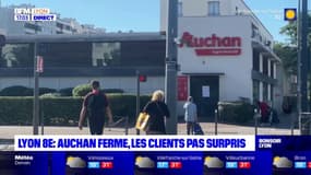 Lyon 8ème: Auchan ferme, les clients pas surpris 
