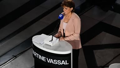 Martine Vassal, candidate de la droite et du centre, lors d'un débat sur BFMTV le 19 février 2026
