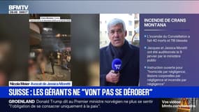 Incendie à Crans-Montana: "Comment peut-on imaginer qu'il aurait sciemment mis au plafond une mousse hautement inflammable?", questionne Me Nicola Meier, avocat de Jessica Moretti