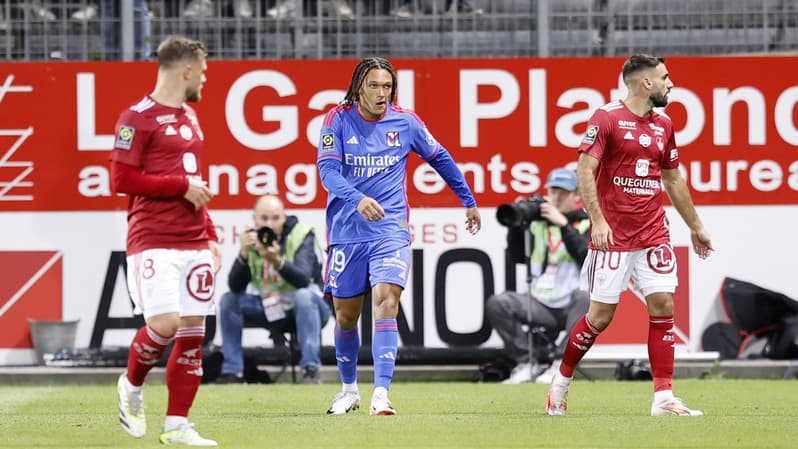 Diego Moreira lors de Brest-Lyon