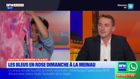 Octobre rose: les joueurs du Racing en rose à la Meinau