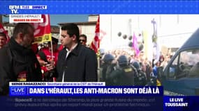 Serge Ragazzacci (CGT): "Il y a une chose qu'Emmanuel Macron ne va pas décider: le jour et l'heure où nous arrêterons nos mobilisations" 