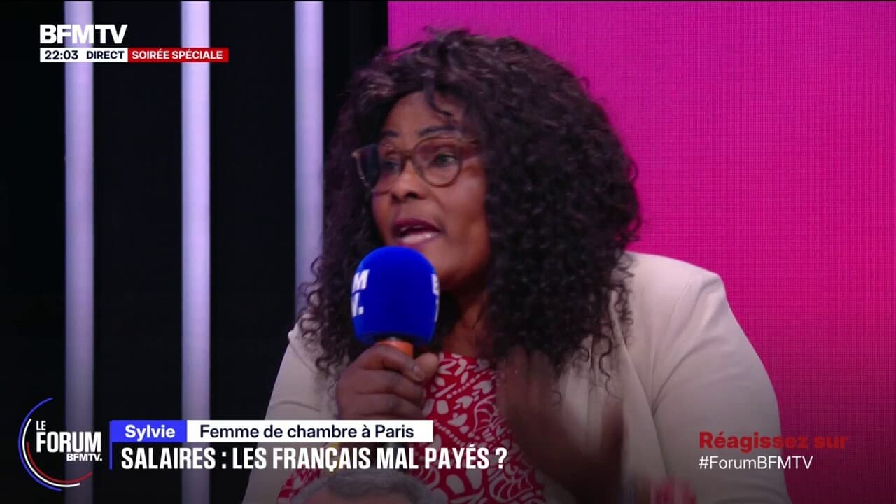 FORUM BFM - "Actuellement, on ne vit plus, mais on survit", dénonce Sylvie, femme de chambre pour 1.800 euros Kép