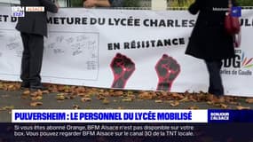 Haut-Rhin: mobilisation contre la fermeture du lycée Charles-de-Gaulle à Pulversheim