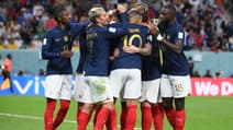 L'équipe de France face à l'Australie, au Qatar le 22 novembre 2022