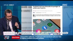 Facebook veut nous encourager à lire les articles avant de les partager.