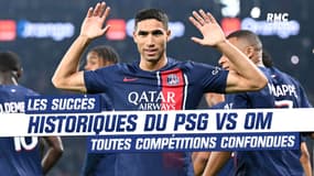 Les succès historiques du PSG vs OM toutes compétitions confondues