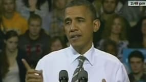 Barack Obama mercredi lors d'un discours